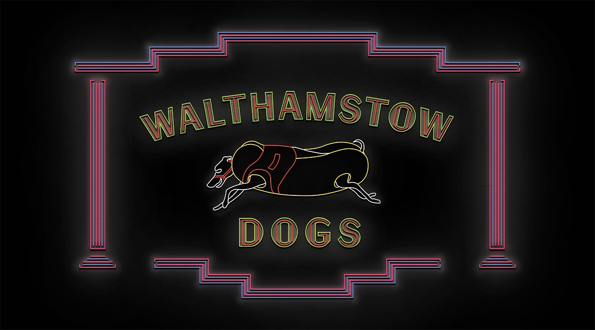 Walthamstow Dogs neon sign logo